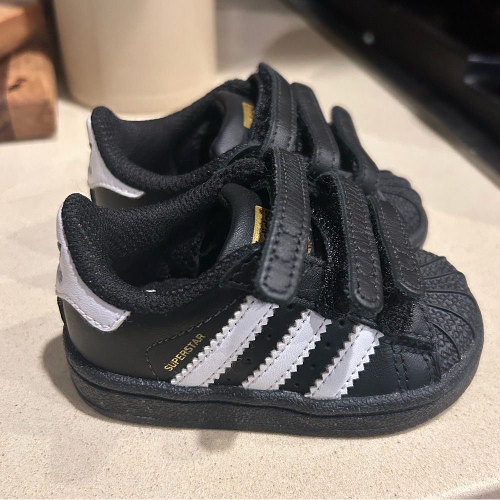 Baby Adidas Court Samba 360 Shoes Sz 3K